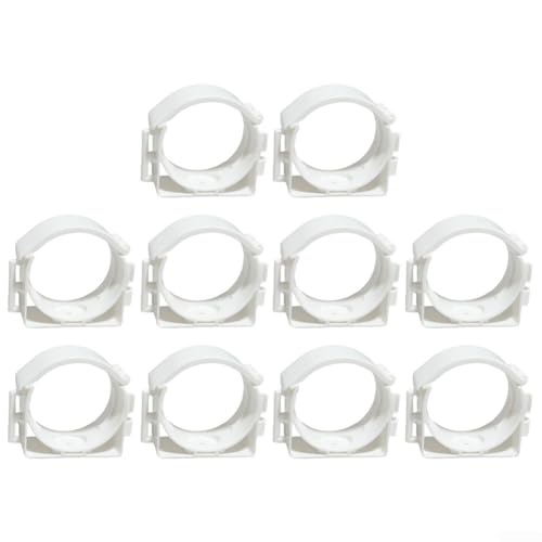 Soporte circular de montaje de tubo de conducto de polietileno, sistema de soporte de abrazadera para ventilación de 75 mm, 110 mm, instalación de tubo de conducto redondo para interiores y exteriores