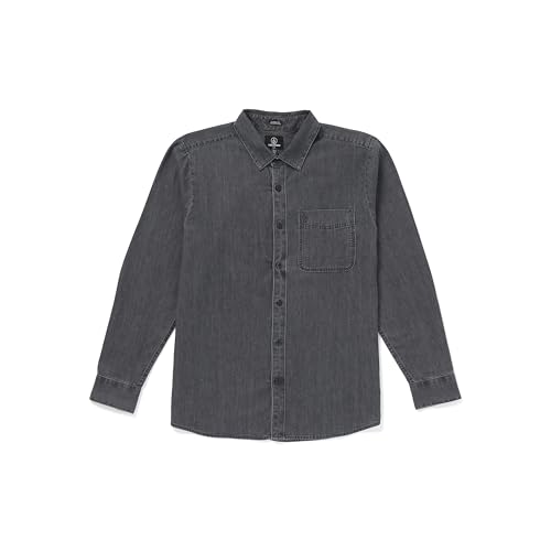 Volcom Men's Date Knight Long Sleeve Classic Fit Button Down Shirt