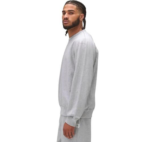 Men's Midweight Terry Classic Crew Neck Sweatshirt3