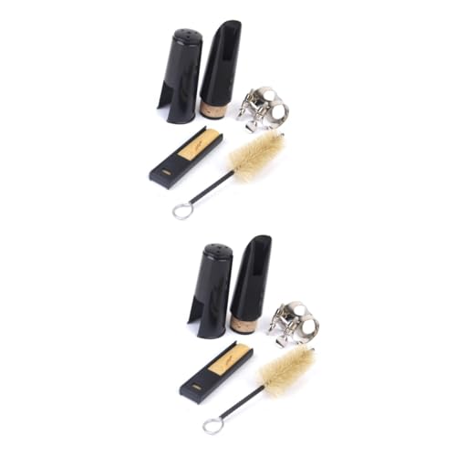 Clarinette bec kit complet avec brosse noire et ligature pour réparer et entretenir le son