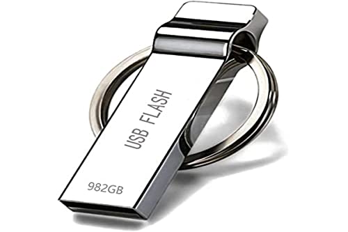 Ruoray Cle USB 982 Go Clé USB 3.0 Mini Clés USB Imperméable Clef USB Cles USB Mémoire Stick Avec Porte-Clés Pour PC Tablettes,Ordinateurs