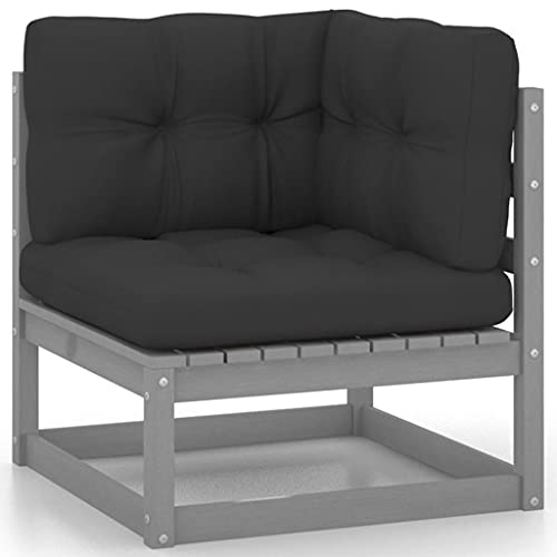 vidaXL 6-TLG. Garten-Lounge-Set mit Kissen Kiefer Massivholz – Bild 4