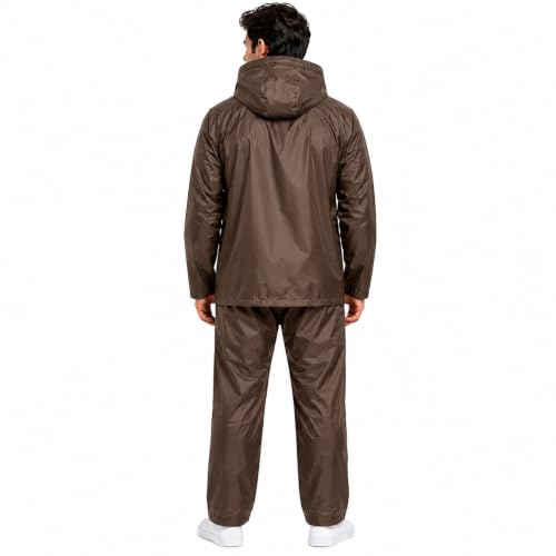 Image of Romano nx Men's 100% Waterproof Raincoat, Hooded, Reversible Double Layer, 3 Years Warranty