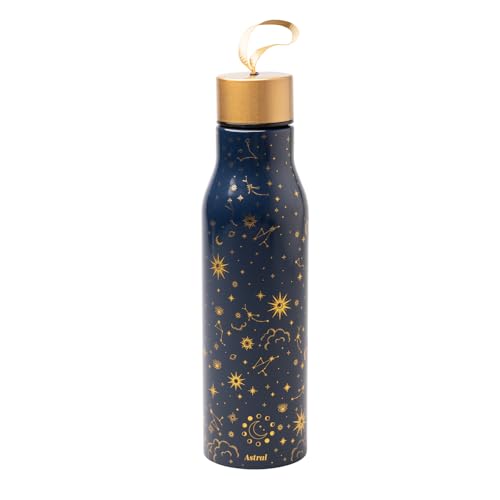 Grupo Erik Botella de agua acero inoxidable Astral - Botella termica 500ml para mujer con Asa y tapón hermético | Water bottle con Aislamiento Doble pared Frio/Calor | Regalo original mujer