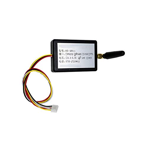 Taidacent デジタル伝送モジュール ワイヤレス 485 Lora モジュール UART 通信 RF Lora トランシーバー モジュール Lora トランスミッション(RS485 3m アンテナ)