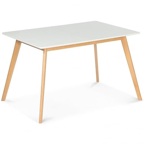 Table scandinave extensible Inga 120-160 cm 8p IDMarket