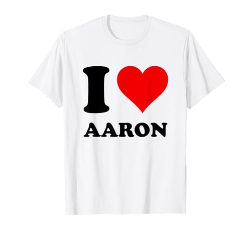 Ich Liebe Aaron T-Shirt für 14,99 EUR bei amazon.de Bild: Ich Liebe Aaron T-Shirt für 14,99 EUR bei amazon.de