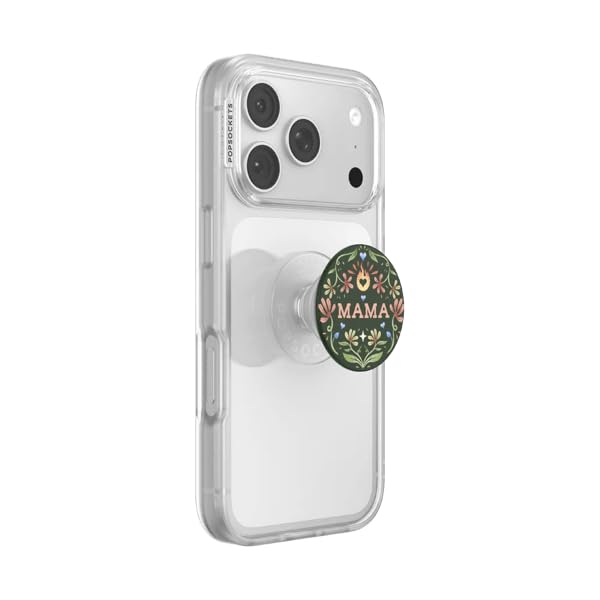 Image of PopSockets PopTop, Adhesive Phone Grip with Swappable Top, Mom - Boho Mama