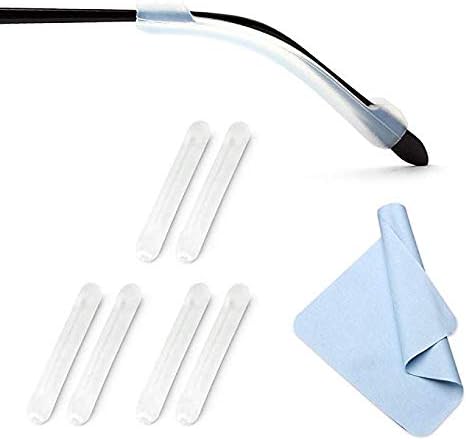 Silicone Eyeglasses Temple Tips Sleeve Retainer,Anti-Slip Elastic Comfort Glasses Retainers