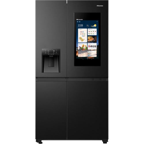 Hisense RS9P628GPFE Frigorífico/Congelador/Independiente/614L/38dB/ Eficiencia: E/ConnectLife Hub/Dispensador de hielo y agua/Protección antibacteriana/Tablero de mensajes/Gran capacidad/Ancho x Alto