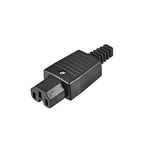 sourcing map AC110-250V 10A IEC320 C15 Adapt F Prise Alimentation connecteur 3 bornes
