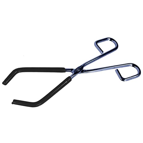 Glass Low Form Beaker Set With Zinc Plated Beaker Tongs, 5 Sizes - 50, 100, 250, 500, And 1L, 3.3 Borosilicate Glass, Karter Scientific 213A8 #TOP4