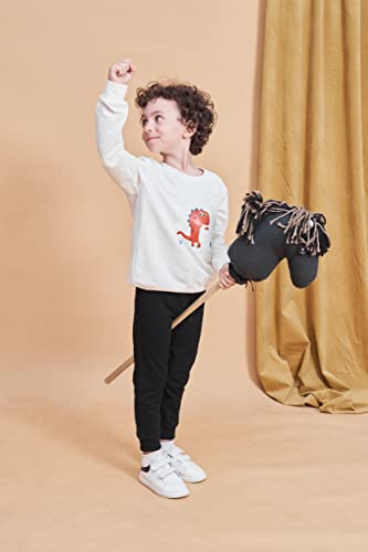 Image of Little Boys Jogger Pants Toddler Boys' Drawstring Elastic Waist Cotton Casual Sweatpants 1PC / 2 PCS Set