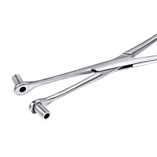 Septum Forceps Clamp Pliers For Nose Septum Piercing Forceps 6" With Needles 316L Surgical Stainless Steel Body Piercing Tools #TOP2