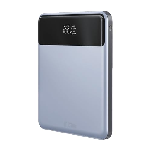 Power Bank 30000mAh 111Wh|USB A & USB C Entrada/Salida|Carga rápida PD 110W|4 Dispositivos a la Vez|Pantalla LCD|Compatible con iOS,móvil,Tableta,Consola,smartwatch|Viaje Emergencia,Negro