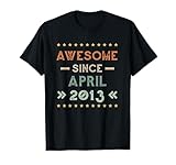 Photo Gallery awesome since april 2013 birthday design maglietta Photo Gallery awesome since april 2013 birthday design maglietta