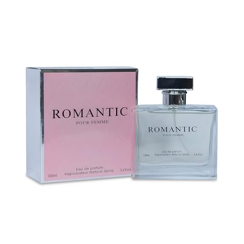 Romantic Women Perfume Fresh Floral Scent Eau De Parfum Natural Spray Women Fragrance 3.4 Fl Oz