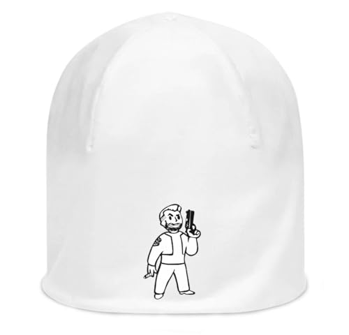 Bonnet souple blanc en coton fin et extensible | Taille unique mixte