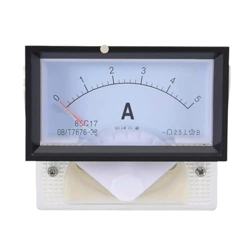 Ampèremètre analogique 85C17 de 1mA pour panneau électrique