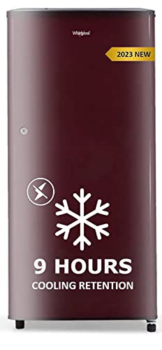 Whirlpool 184 L 3 Star Direct-Cool Single Door Refrigerator (205 WDE CLS 3S SHERRY WINE-Z, Red, 2023 Model)