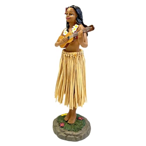 Genérico Falda Pasto Bailarina,Chica - Tablero Hawaiano | Figura Consola Central | para Conductores Hombres, Coleccionistas, Turistas, Viajes Largos, Conducción Diaria, Excursiones, Viajes Compartido
