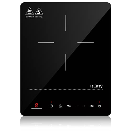 Placa de inducción portátil, IsEasy placa inducción 2100W, placa