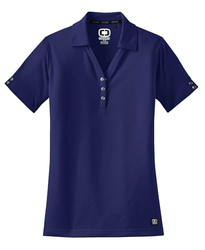 OGIO Women's Glam Polo | Moisture Wicking Collared Shirt for Women, Short Sleeve Work Polo