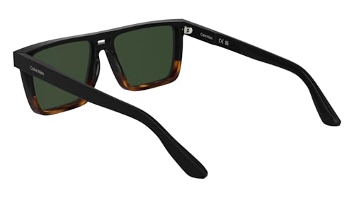 Lunettes de soleil Calvin Klein CK25501S noires et havane - 4