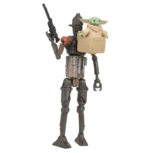 STAR WARS Epic World of Action IG-11 & Grogu Speeder Bike, 4-Inch Scale Action Figures & Vehicle, Toys for Boys & Girls Ages 4+ image 7