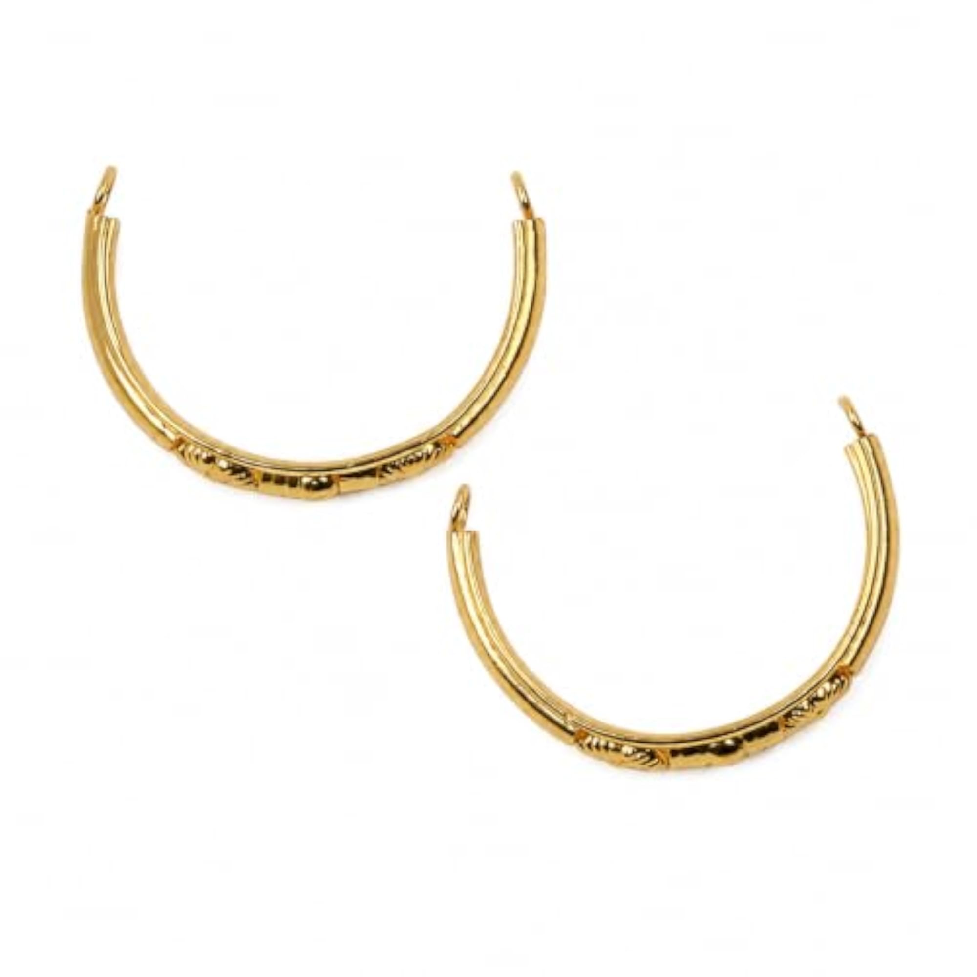 Gold Finish Decorative Kada Pair for Ganesh Decoration
