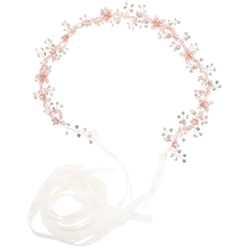 Ceinture de mariage dorée ornée de strass élégants pour cortège