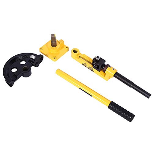 YLHHWVY Manual Pipe Bender Lever Type Tube Bending Machine Tool Pipes Diameter 10‑25mm for Bending Steel Brass Copper Wrought Iron and Aluminum Pipes
