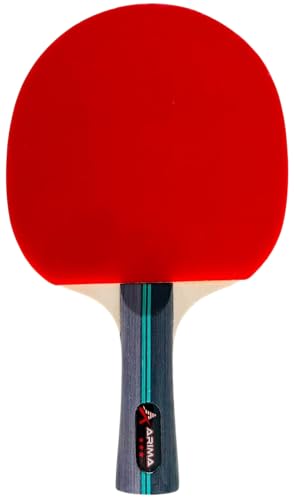 3-Star Table Tennis Racket – Ping Pong Paddle with Rubber on Both Sides for Beginners and Recreational Use – Lightweight Bat for Kids, Adults, and School Play