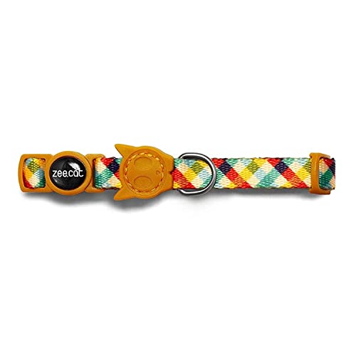 Zee.Dog Phantom Katzenhalsband, mehrfarbig, Polyester, Sicherheitsschnalle, Katze, Breite: 1 cm, Länge: 30 cm