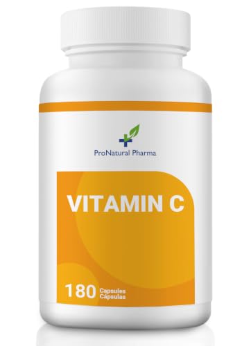 Vitamina C 1000mg | 180 comprimidos veganos |Suministro 6 meses |Sistema inmunológico |Fatiga y estrés