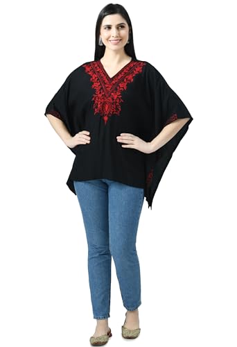 Image of QAZMI Women's Rayon Cotton Kaftan