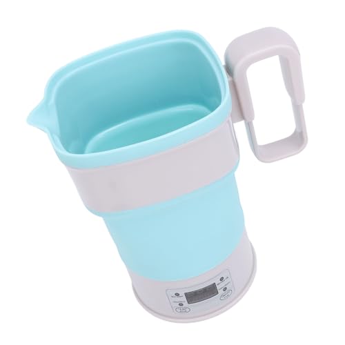 Chaleira Elétrica Dobrável, Panela Leve e Portátil para Viagens, Aquecimento Rápido, Voltagem Dupla,