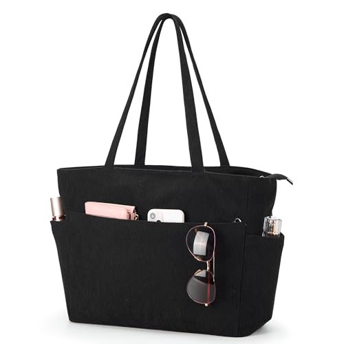KALIDI Large Handbags for Women With Zipper Clousure, Tote Bag with Multiple Pockets, Bags for Women For Work, College, Shopping or Travel, Ideal Gifts for Women