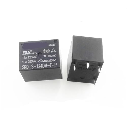 Relais SRD-S-124DM-FP 24VDC 10A 4 broches pour circuits électroniques (Lot de 20 pièces)