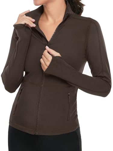 Image of VUTRU Women's Workout Yoga Jacket Full Zip Running Track Jacket