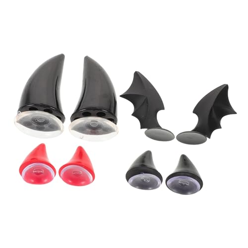 Cuernos para casco de moto y scooter, accesorios estéticos de alas de murciélago y orejas de gato