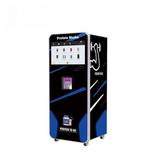 Smart Touchscreen Protein Shake Vending Machine, Fully Automatic, Makes Protein Shakes Fresh, Supports Multiple Payment Methods, Suitable for Gyms and Schools.