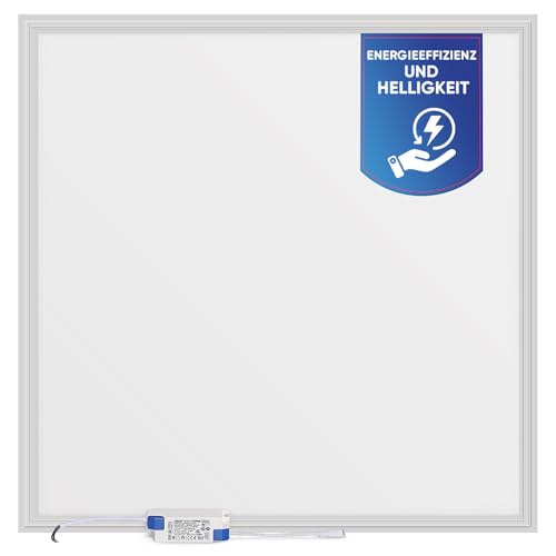 LECOM LED Panel 62x62 Neutralweiß 24W 4500lm Rasterdecke Büroleuchte Flach