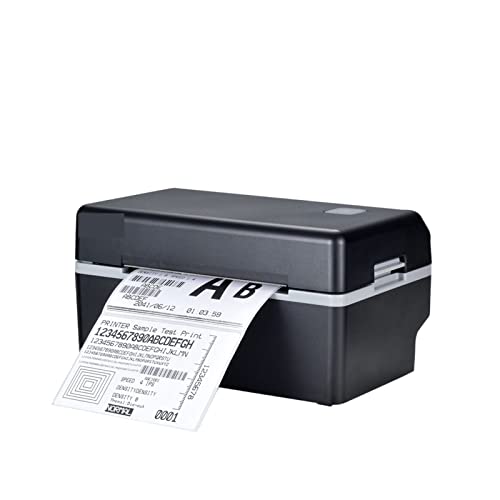 Image of 4 Inch Shipping Label Barcode Printer 26mm to 118mm Thermal Printer USB Port Printer Support