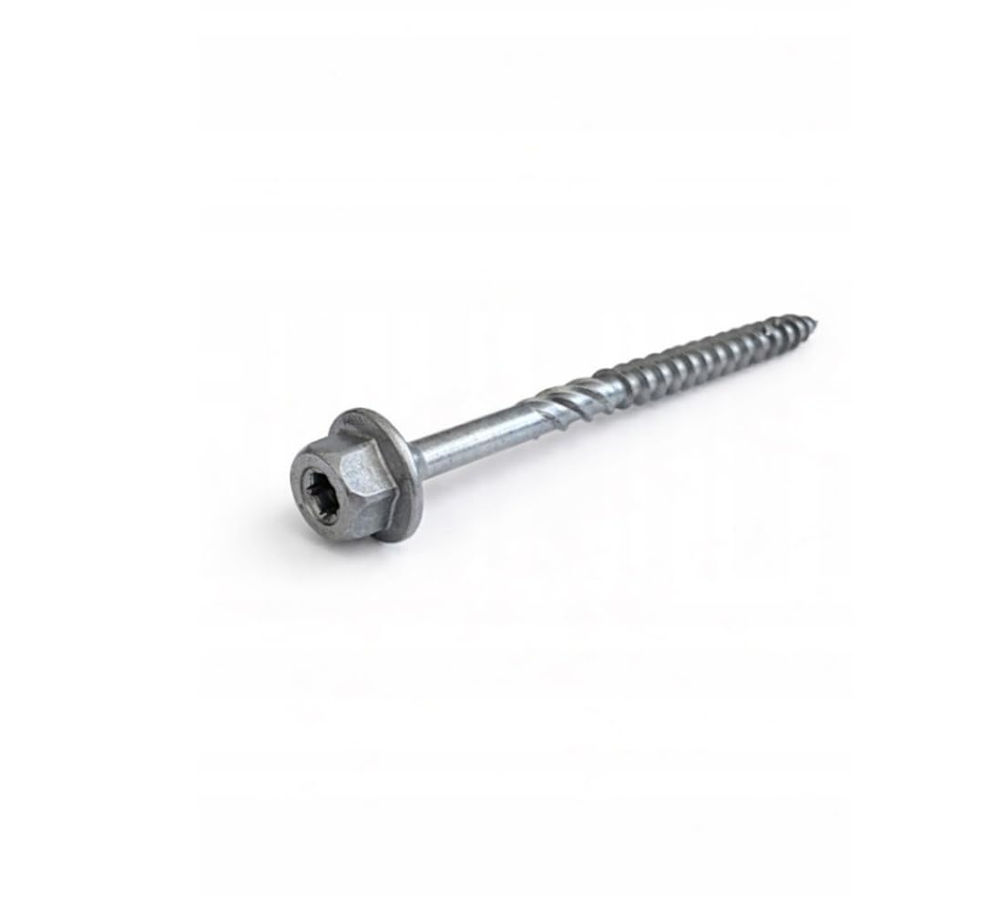 Simpson Strong-Tie SSH - Tornillos de construcción para madera, cabeza hexagonal TX30, rosca parcial, revestimiento Impreg®+, punta tipo 17, para estructuras de madera y conectores de madera, 6 x 50