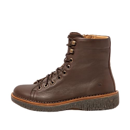 Bottes Oxford El Naturalista N5572 Volcano en cuir marron tête taille 42 large pour femme