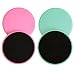 4 Stück Sliders Fitness Core Sliders Doppelseitige Gliding Discs Gleitscheiben Sport Handstand Blöcke Doppelseitige Gliding Discs Exercise Slider für Hause Gym Training Bauch Workouts(Pink,Green)