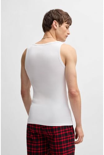 HUGO Herren Twin Pack Tank Top, New - White100, XL EU
