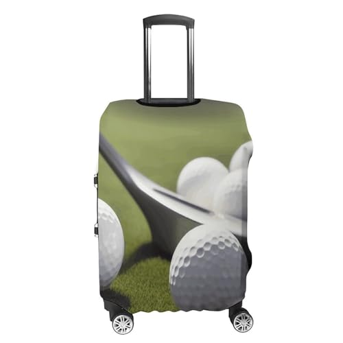 Golf Luggage Covers Tsa Approved Suitcase Cover Elastic Washable Luggage Sleeve Carry on Cover Protector Anti-Scratch Suitcase Protector Fits 19-30 Inch Case(M)4