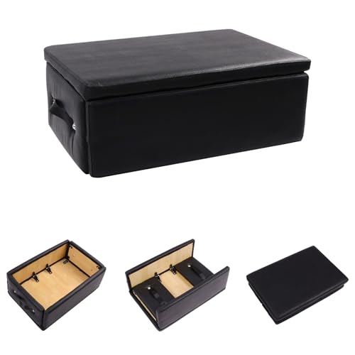 AGGBDYXO Pilates Sitting Box, Attrezzatura Accessori Pilates Pilates Reformer Box per Migliorare la libertà di Movimento e la flessibilità,Nero